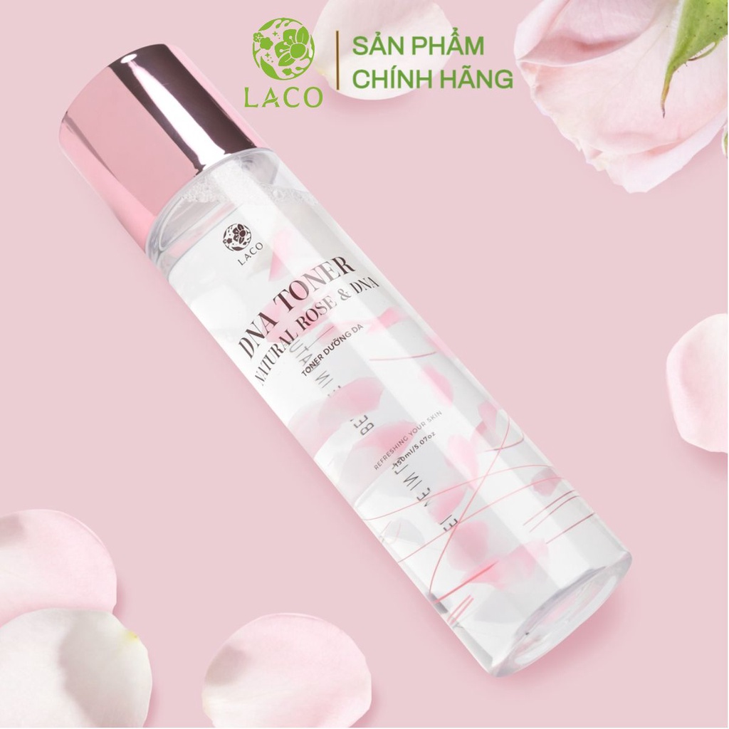 Nước hoa hồng toner DNA cá hồi 150ml LACO MỚI cấp ẩm tức thì cho da