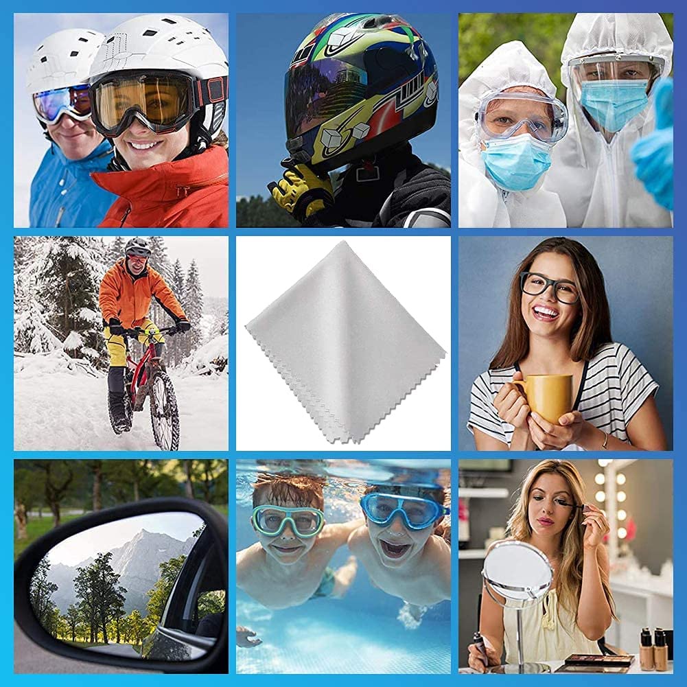 Khăn Lau Mắt Kính Vải Da Lộn Sợi Nhỏ Chống Ẩm Chống Sương Mù Tái Sử Dụng Được