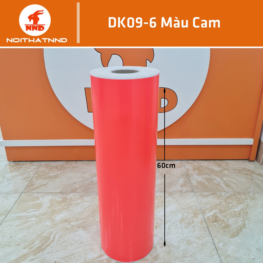 Decal Màu Dán Kính, Dán Xe, Dán Tường Có Sẵn Keo Khổ 60cm Trơn Bóng Đủ Màu