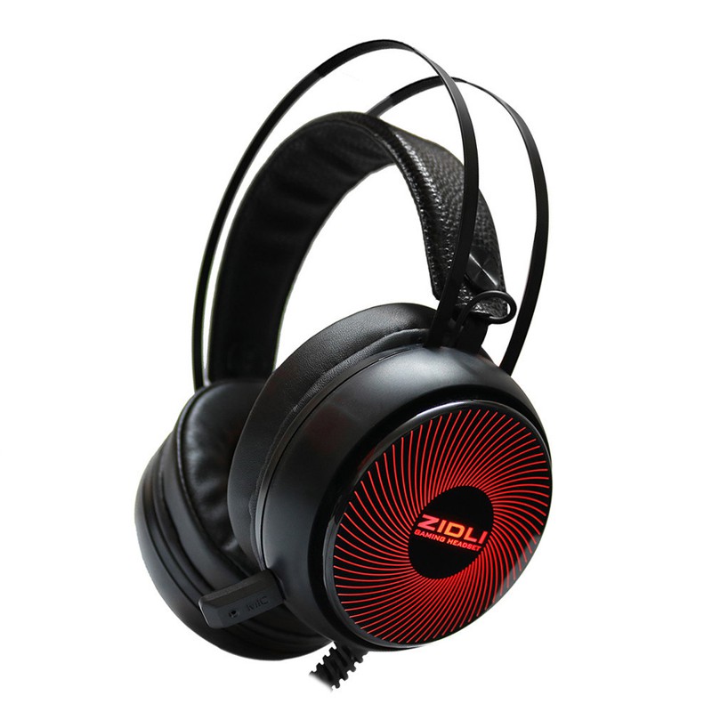 Tai nghe Gaming ZIDLI ZH12S (7.1, USB, LED) - A/ Mic ngắn - Hàng Chính Hãng