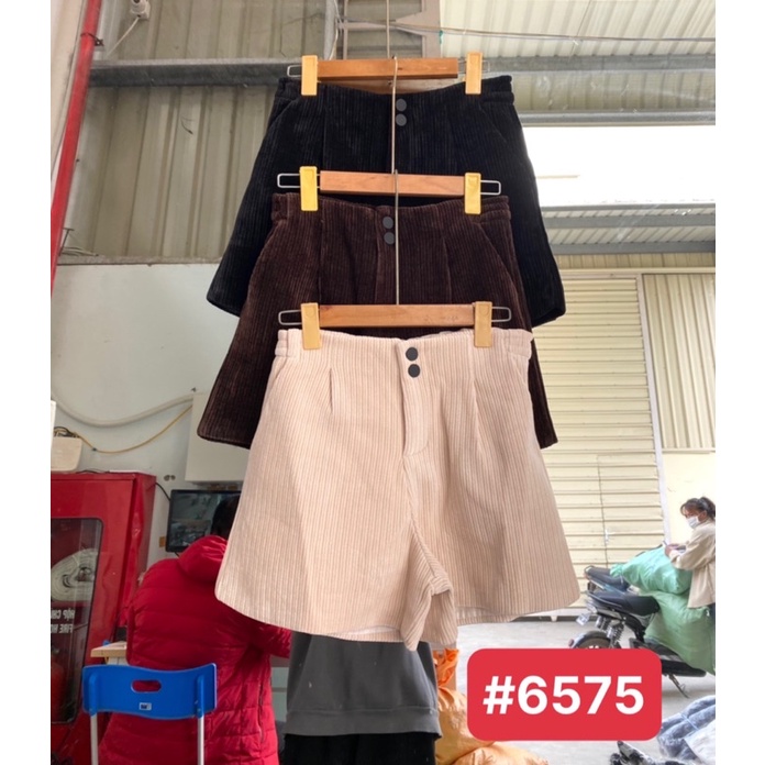 Quần Đùi Nhung Lưng Cao #6575 1681273 Hàng Quảng Châu