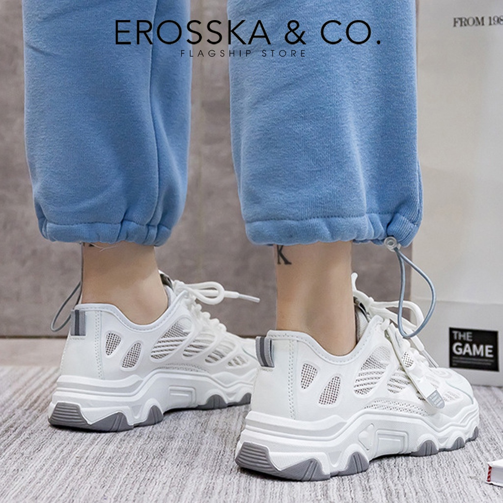 Giày thể thao nữ đế độn thời trang Erosska phong cách trẻ trung năng động GS001