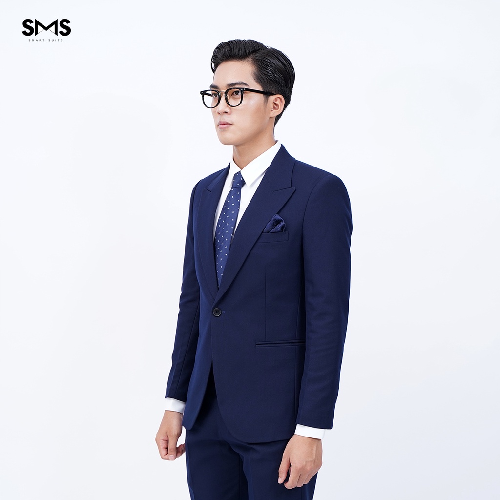 Vest nam xanh sẫm, suits sartorial, 1 khuy 2 túi, chuẩn form smart suits - ảnh sản phẩm 5