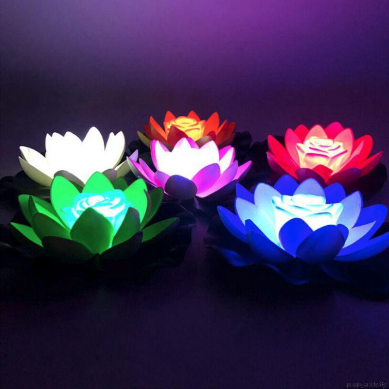 Đèn LED kiểu hoa sen đổi màu