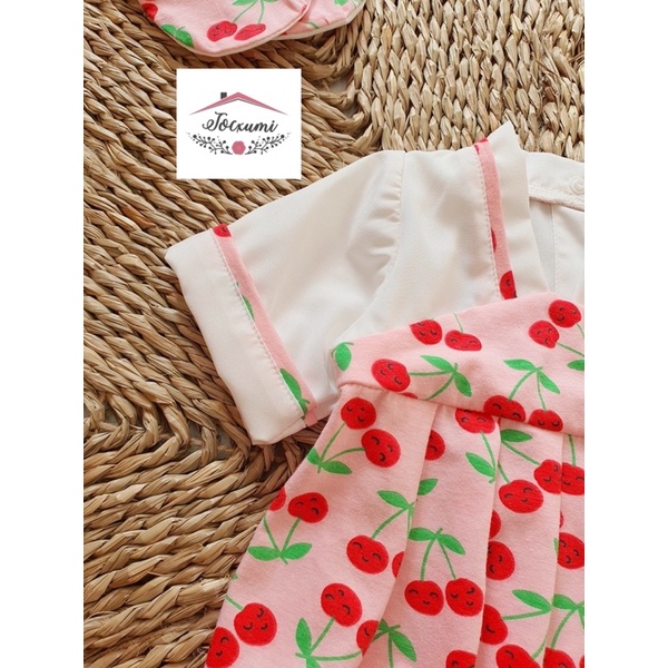 [MUA 1 THÊM 2] BODY HANBOK CHERRY ĐỎ NỔI BẬT ĐÁNG IU [THIẾT KẾ]