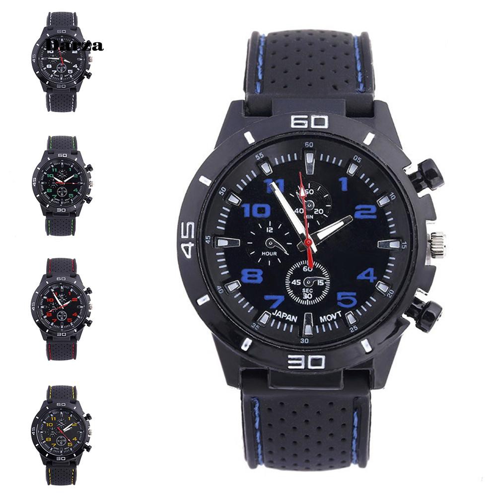 Đồng hồ đeo tay mặt tròn phong cách thể thao cho nam