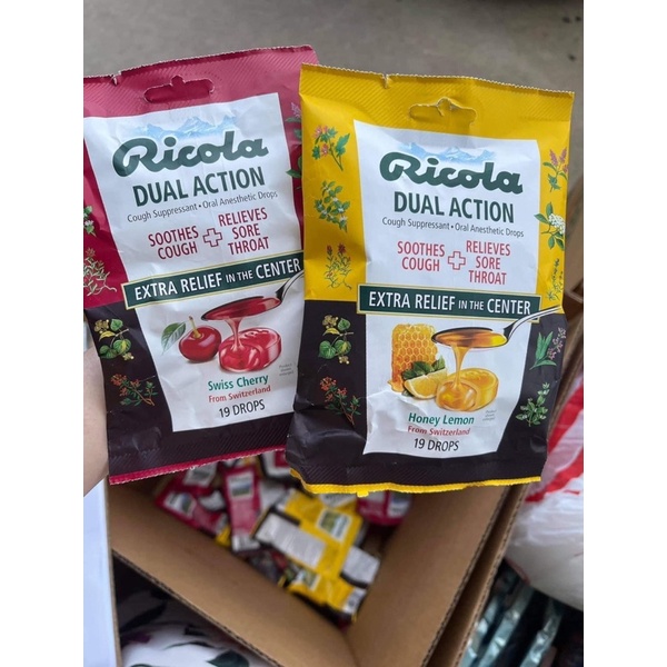 Kẹo ho Ricola , Halls  - hàng Mỹ
