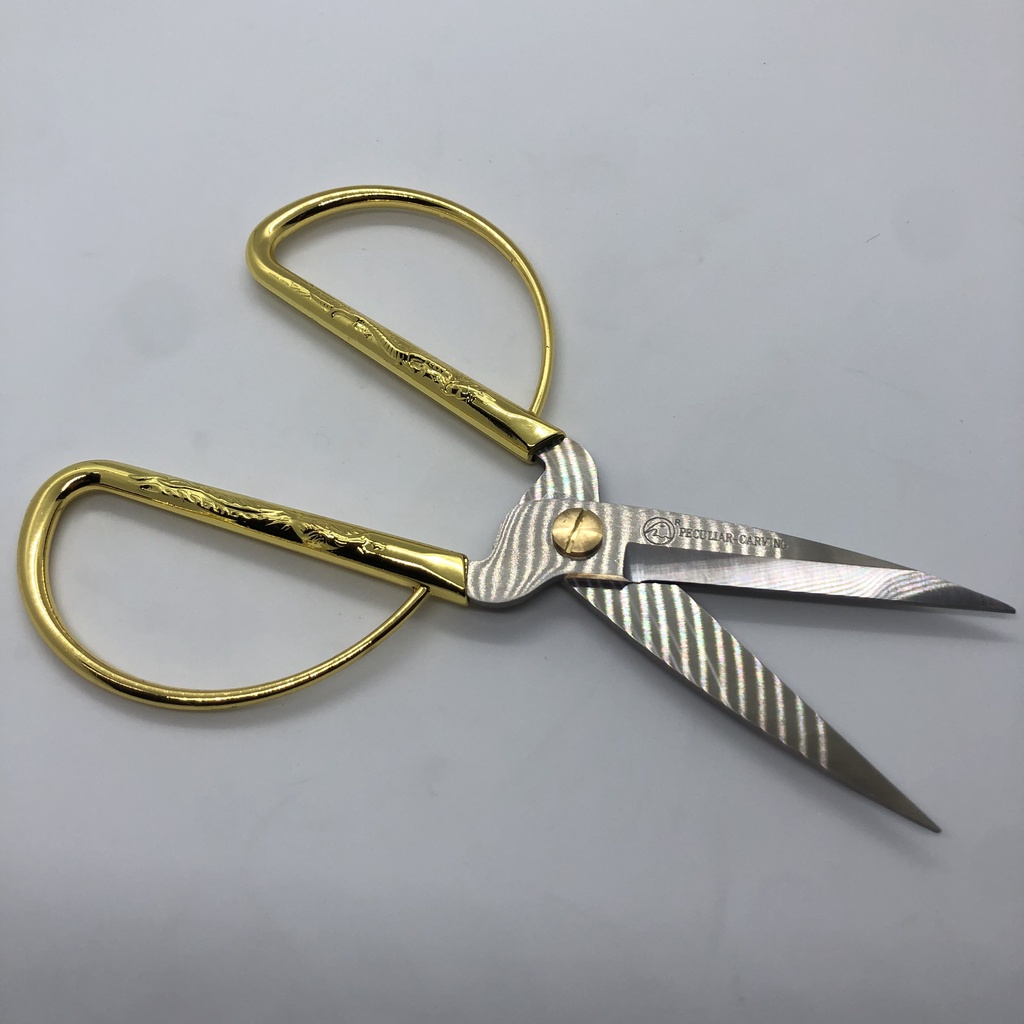 Kéo Cắt Thực Phẩm - Kéo Cắt Gà Cán Vàng Vảy Rồng Siêu Bén -Kéo vàng rồng phụng siêu bền tay cầm bằng đồng HÀNG CAO CẤP