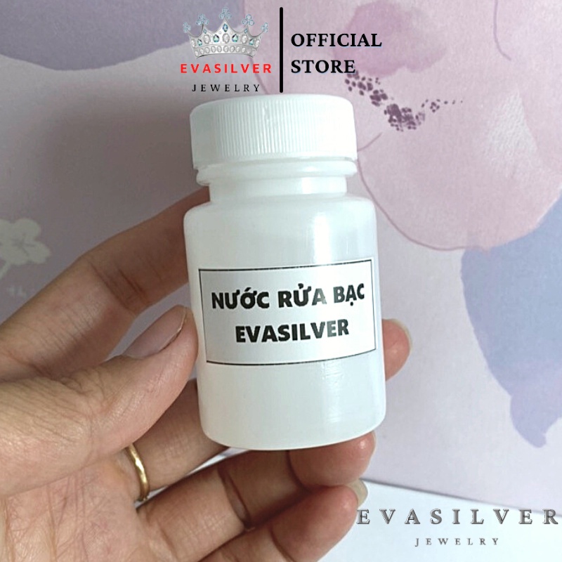 Nước rửa bạc Evasilver lọ 40ml, làm sáng bạc đơn giản tại nhà