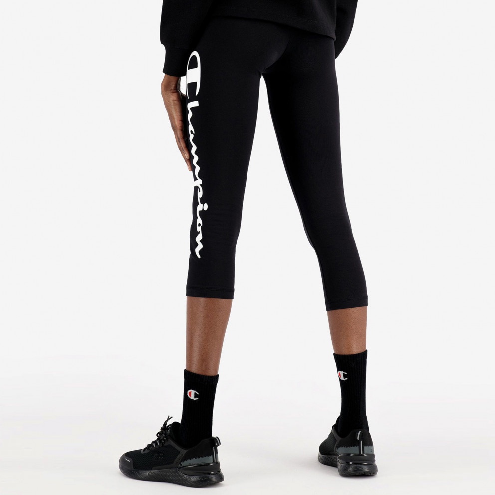 [8/3] Quần Legging Nữ Champion EU Capri (A/W ) Màu Đen CMP113389BLK