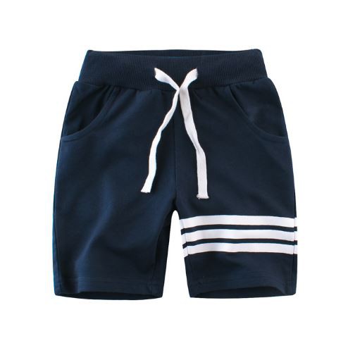 Quần thun 27kids short bé trai quần thun cho bé họa tiết thể thao chất cotton hàng xuất khẩu