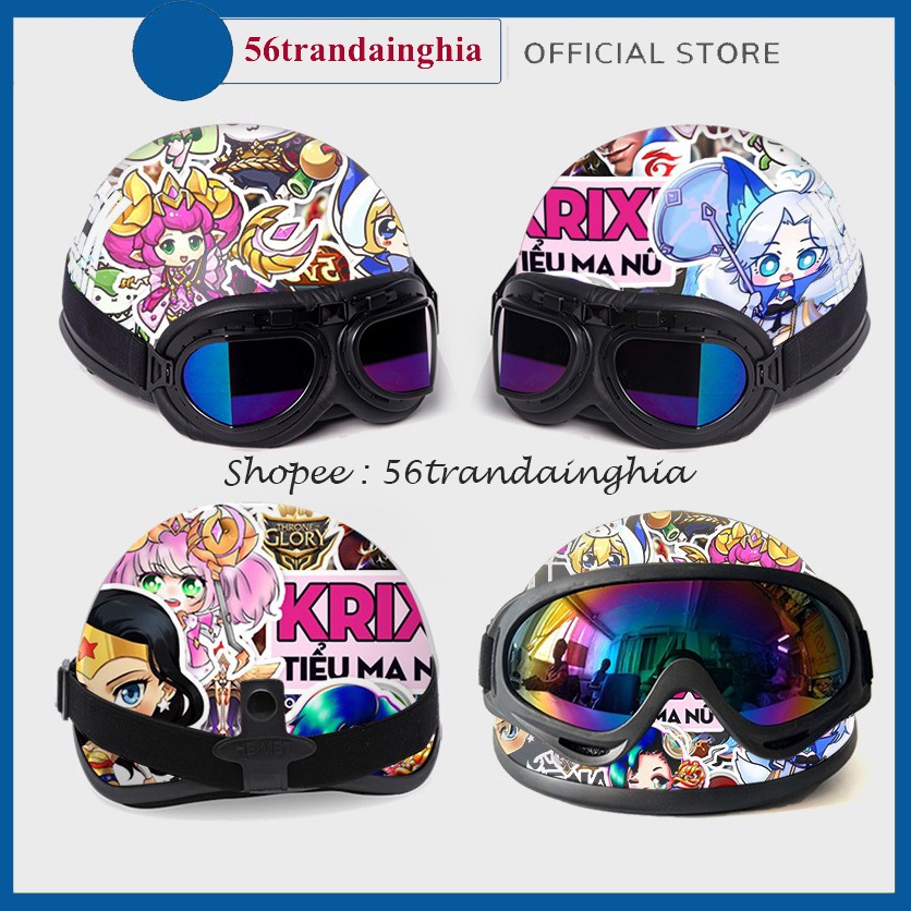 Sticker Liên Quân Mobile | Sticker Dán Xe Máy, mũ bảo hiểm, trang trí laptop vali- Tem Chống Thấm Nước, Chống Bay Màu