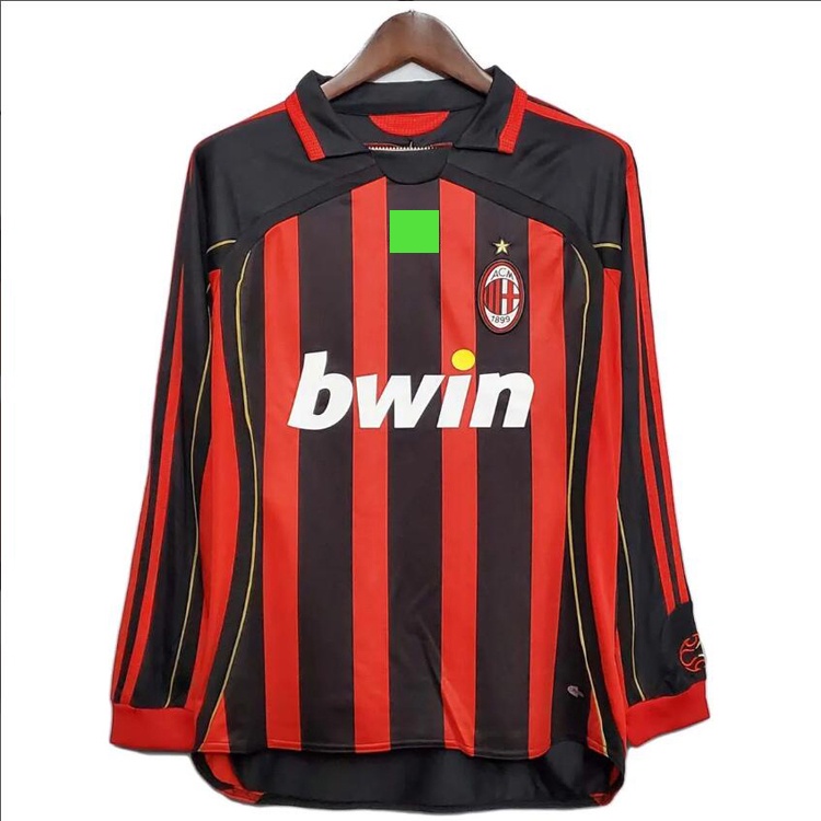 Áo Bóng Đá Đội Tuyển AC Milan 06-07 2006-2007 Phong Cách Retro #Ốp Điện Thoại Thời Trang Cho S-XXL AJWI