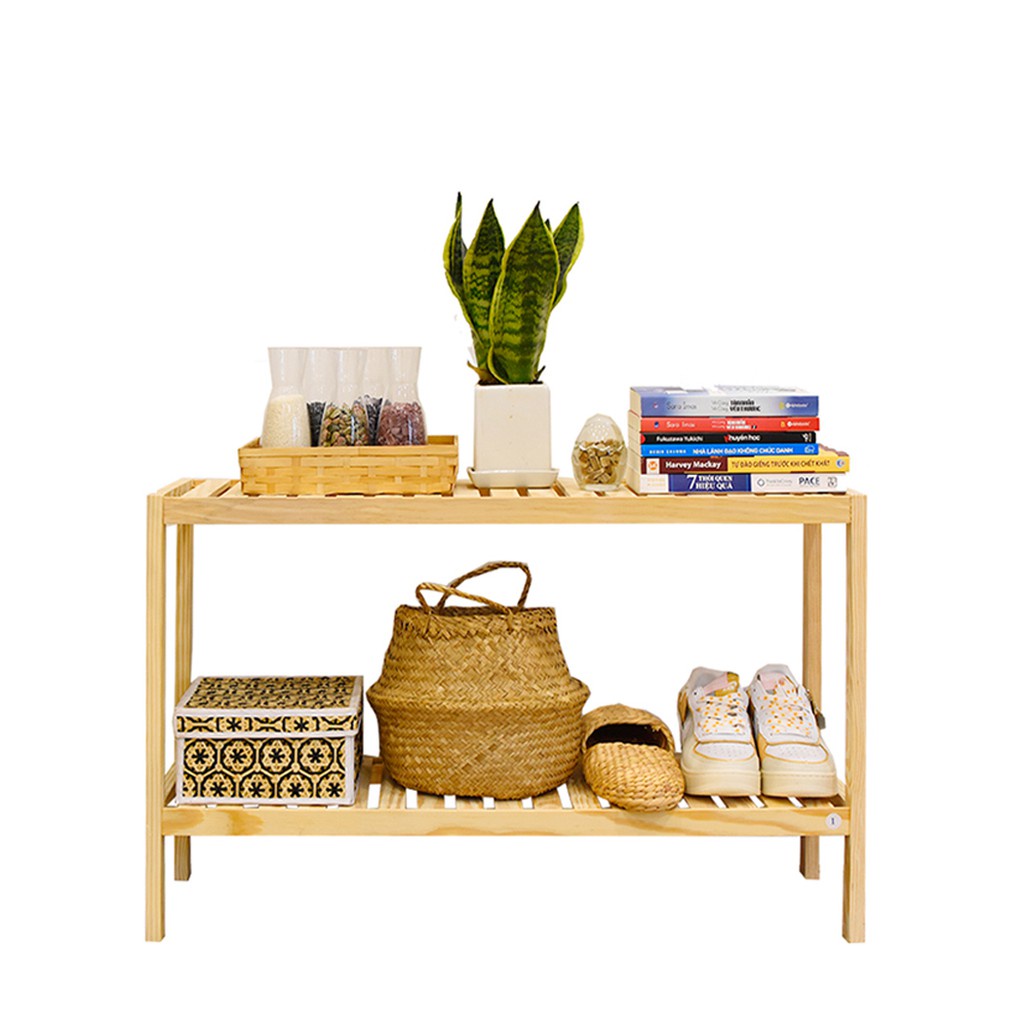 Kệ Để Đồ 2 Tầng Rộng 50cm Gỗ Siêu Đẹp Phù Hợp Mọi Nhà Sea Decor