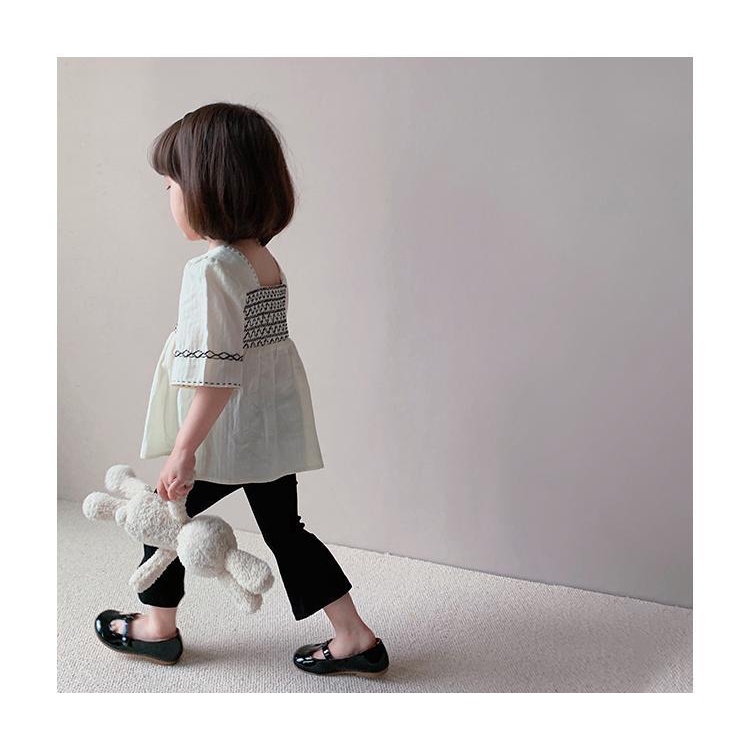 [Babycat Hàng Có Sẵn Quần Ống Loe Co Giãn Phong Cách Nhật Bản Hàn Quốc Mùa Hè 2022 Mẫu Mới Dành Cho Bé Gái