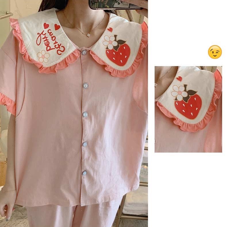 Bộ bầu - bộ sau sinh - chất liệu cotton - kiểu mới thời trang ( lá sen quả Dâu Dài )