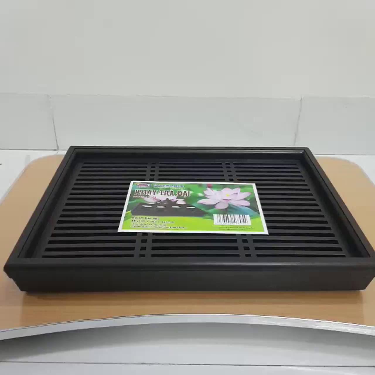 [Mã BMLTA50 giảm đến 50K đơn 99K] Khay trà đựng ấm chén nhựa giả gỗ Song Long Plastic - 2567-2588-2830-2662-2774 | BigBuy360 - bigbuy360.vn