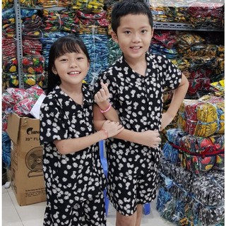 Đồ bộ gia đình. vải lụa siêu mát. đủ size 8-100kg