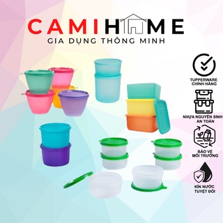 Hộp bảo quản thực phẩm trữ khô, trữ mát Small, Medium, Large, Bowl Tupperware chính hãng