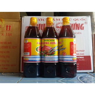 Nước mắm Phụng Hưng- Phú Quốc- 30 độ đạm-Chai nhựa 1l