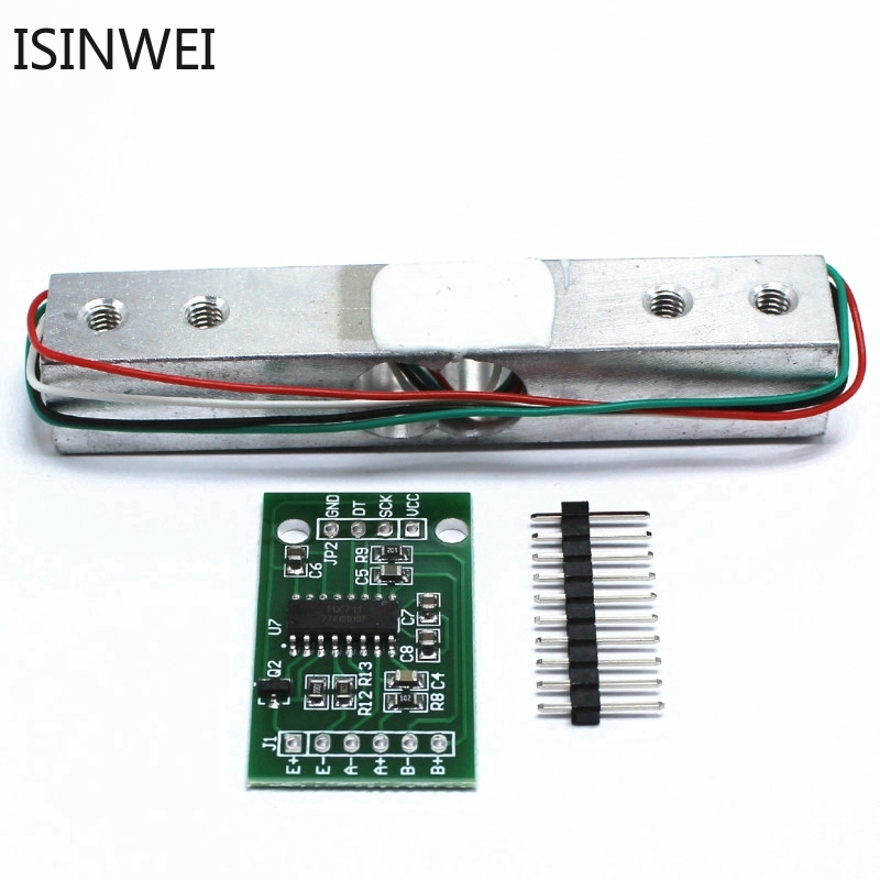 Load Cell Amplifier HX711 & Straight Bar Load Cell 1KG 5KG 10KG 20KG NoBrand