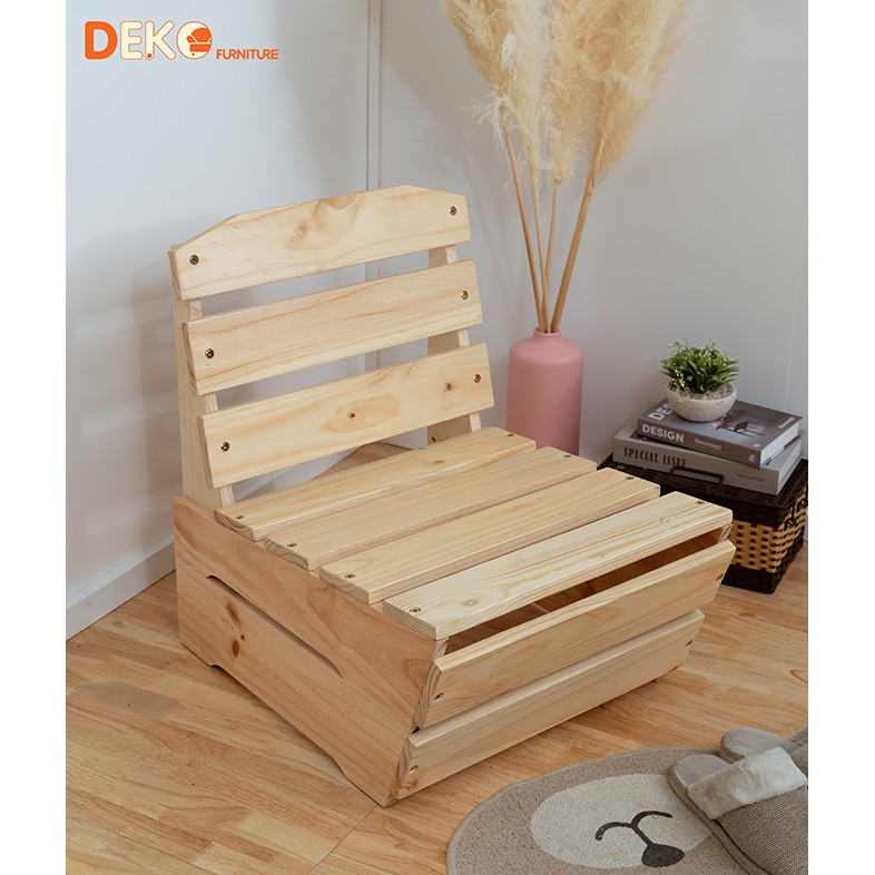 Ghế Thư Giãn DEKO Phong Cách Pallet - Lắp Ráp