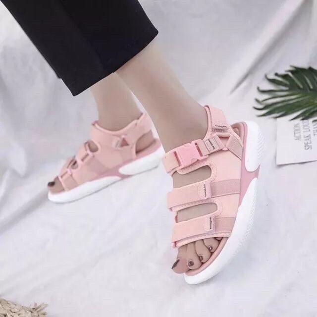 Sandal nữ,sandal quai chéo Ulzang FS kiểu dáng thời trang