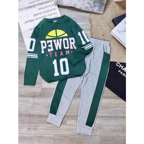 Đồ bộ tay dài bé trai size đại 20-35kg