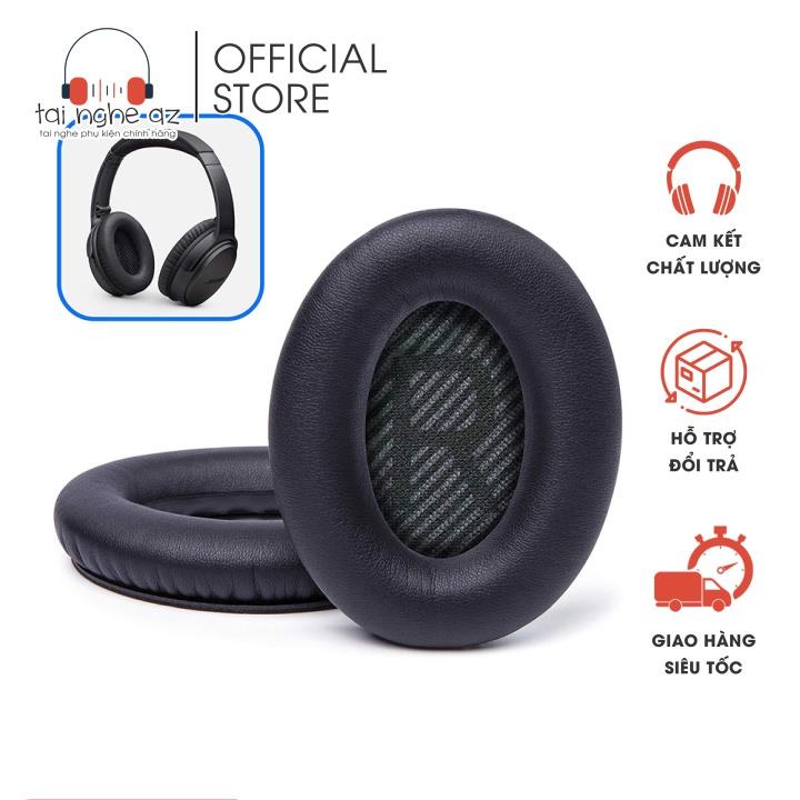 Mút đệm tai nghe bose qc35 black - cặp Pad đệm bọc cho headphone - Tai nghe AZ