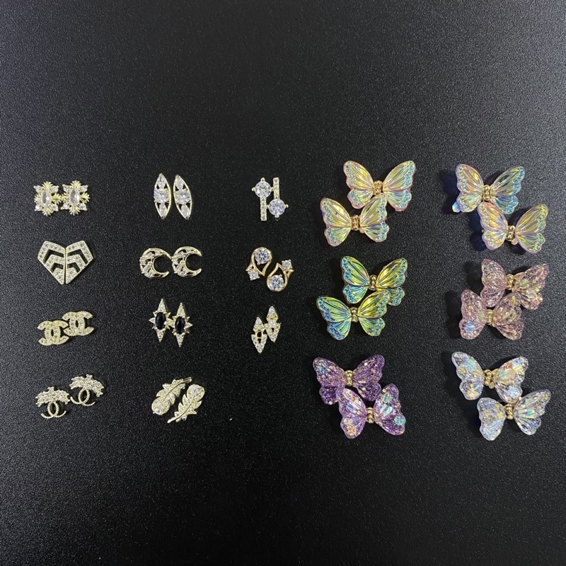 Charm đá - charm lò xo - Dụng cụ làm nail - Phụ kiện charm siêu hott cập nhật xu hướng