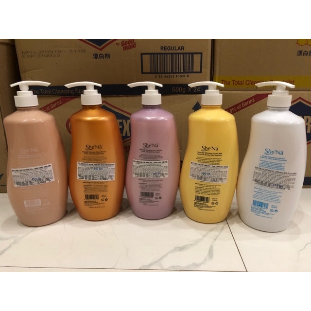 Sữa Tắm Dưỡng Da Cao Cấp Shena 1200ml - Malaysia