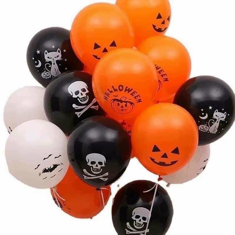 Bịch gần 100 quả bóng bay trang trí Halloween