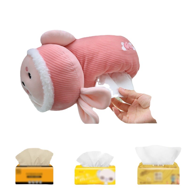 Hộp Đựng Khăn Giấy Dạng Treo Dễ Thương Trang Trí Nội Thất Xe Hơi