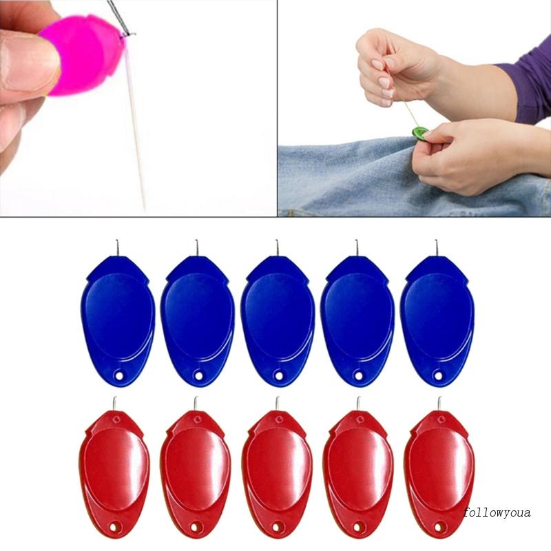 Dụng Cụ Xỏ Chỉ Bằng Nhựa Hình Chiếc Lá Tiện Dụng