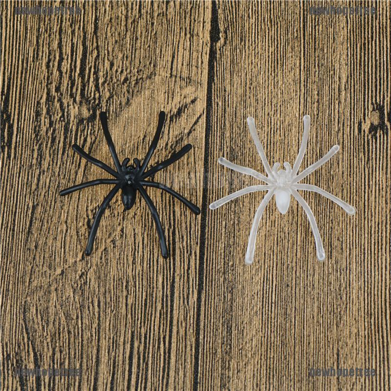 Set 30 NhệN NhựA MàU Đen ĐộC ĐáO Trang Trí Halloween