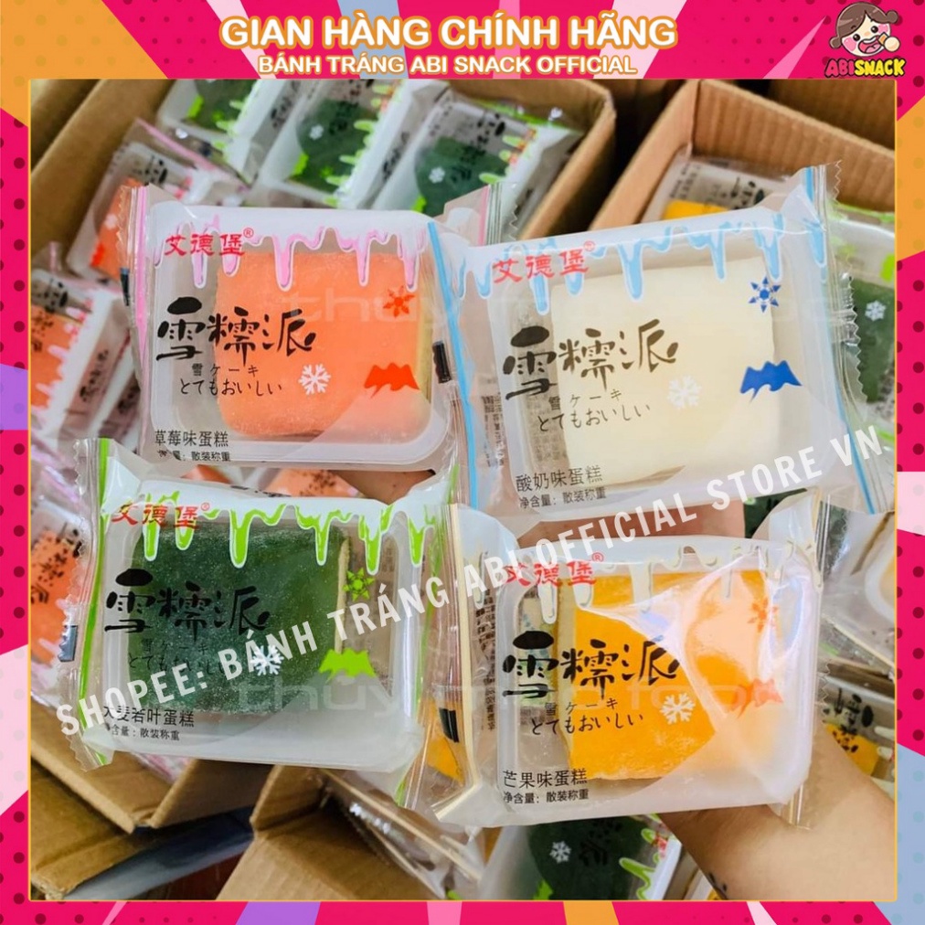 ĐỦ 4 VỊ BÁNH MOCHI BÔNG LAN PHU THÊ 4 VỊ DÂU-TRÀ XANH-SỮA-XOÀI ĐÀI LOAN Xả Kho