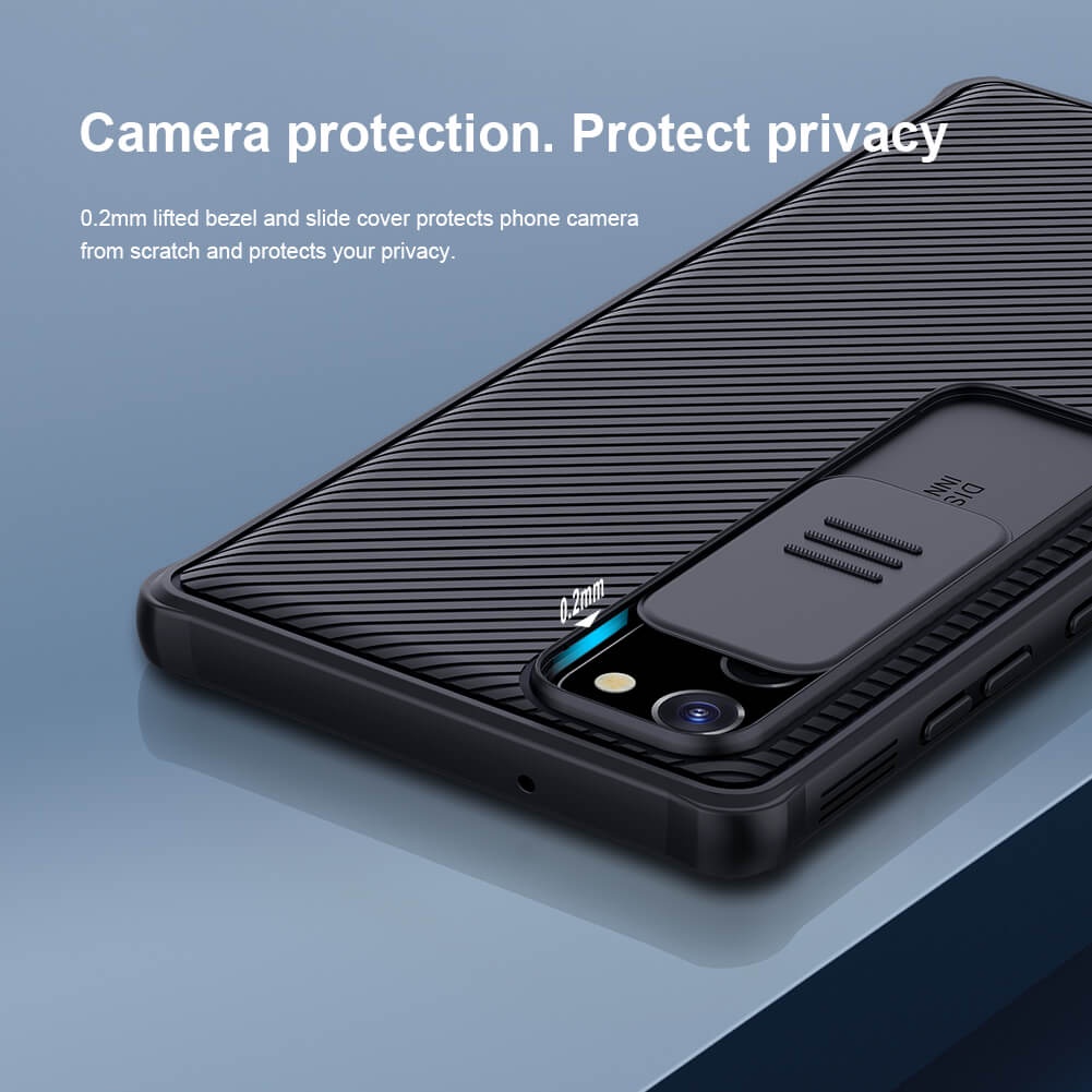 Ốp lưng cho Galaxy Note 20/ Note 20 Ultra bảo vệ camera Nillkin CamShield