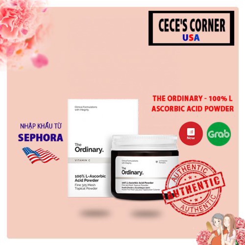 The Ordinary - 100% L-Ascorbic Acid Powder bột vitamin C sáng da mờ thâm