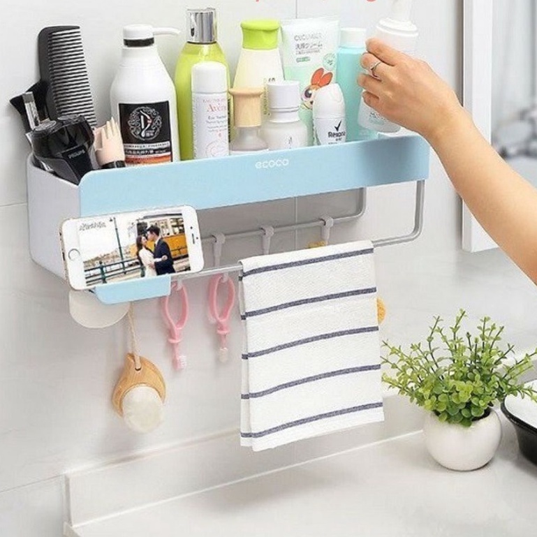 Kệ nhà tắm, kệ nhà bếp đa năng dán cường lực cao cấp Ecoco - ECOCO 1923 ( #kệ #nhà #tắm )