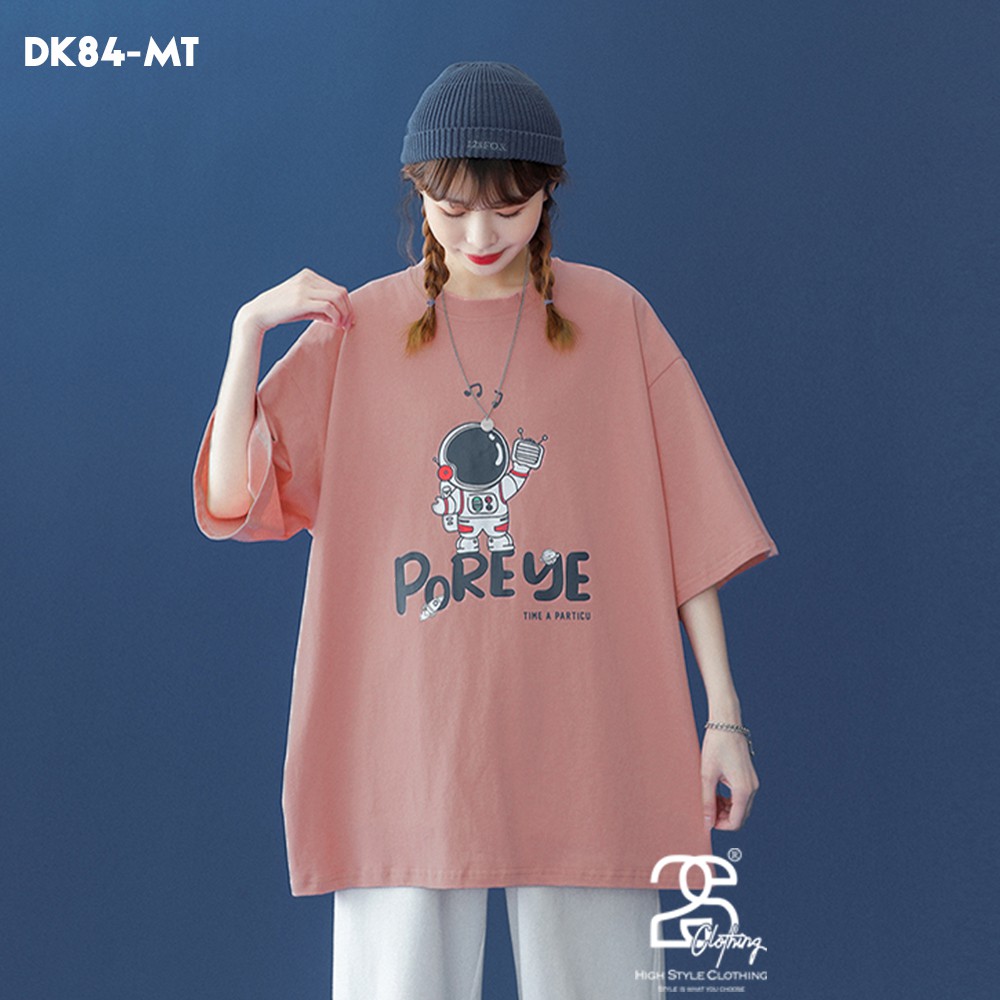 Áo Phông Nam Nữ Unisex Cute 2S Clothing, Áo Thun Tay Lỡ Trơn Basic Tee Hình In Dễ Thương DK84