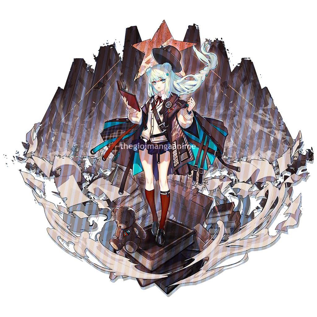 (M1) Mô hình nhân vật standee ARKNIGHTS mica in hình anime chibi trang trí trưng bày