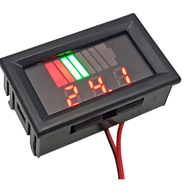 Đồng hồ led đo dung lượng ắc quy 12v - 60v