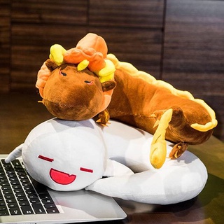 Gối Kê Cổ Hình Chữ U Thiết Kế Hình Rồng Dễ Thương Dùng Cho Xe Hơi