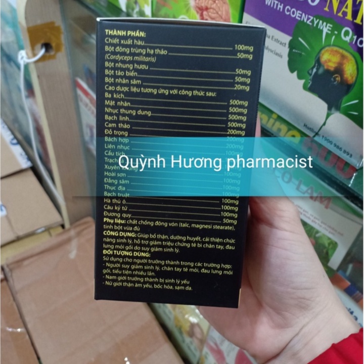 Viên uống Mãnh lực CORDYCEP PLUS hộp 30 viên giúp tăng cường sức mạnh nam giới