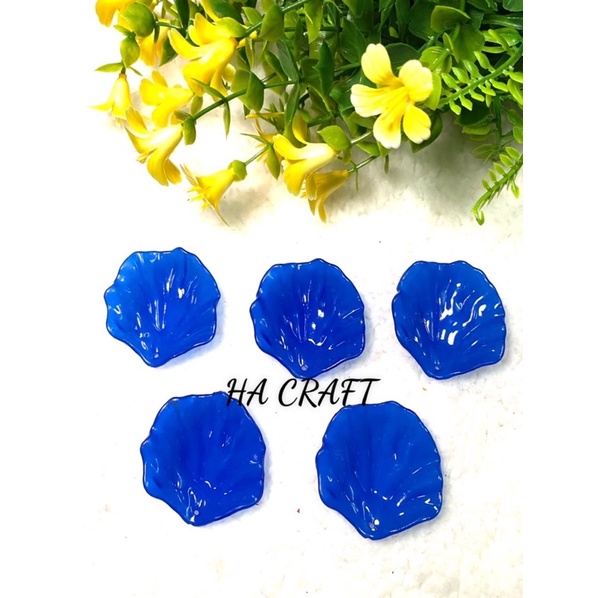 Cánh bắp cải to, cánh sò to 100g,vật liệu làm hoa đá pha lê