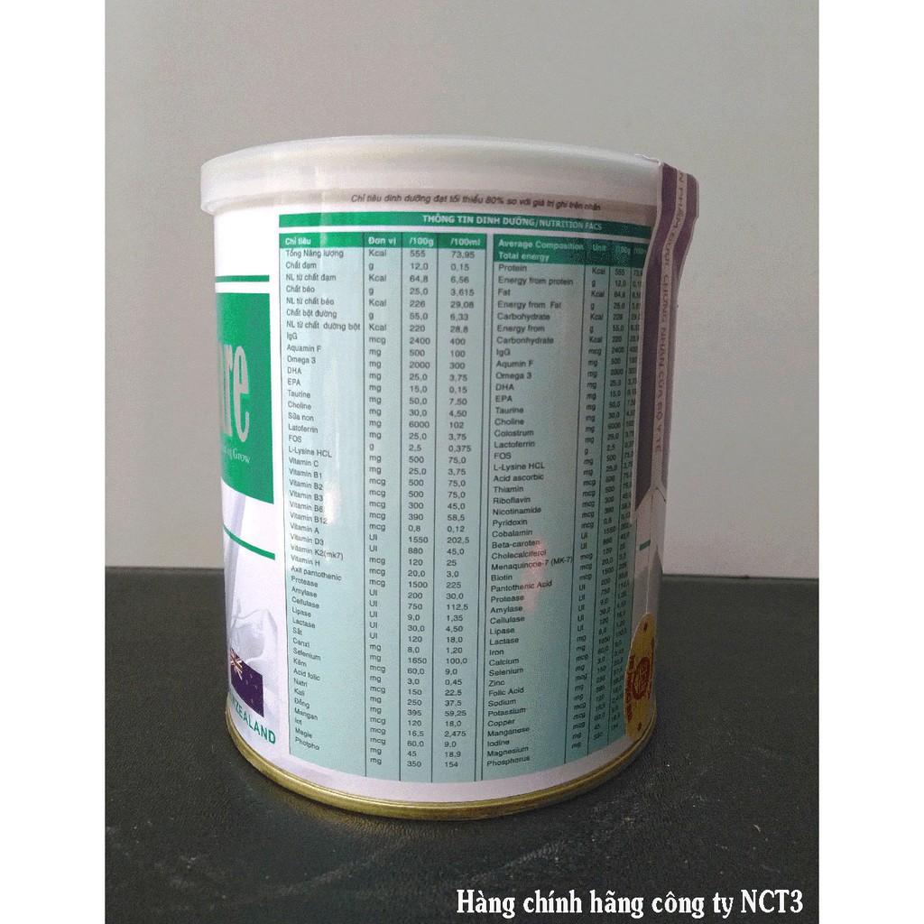 Sữa Non Richmond Boncare COLOSTRUM (450g) ( Hàng chính hãng công ty NCT3 )