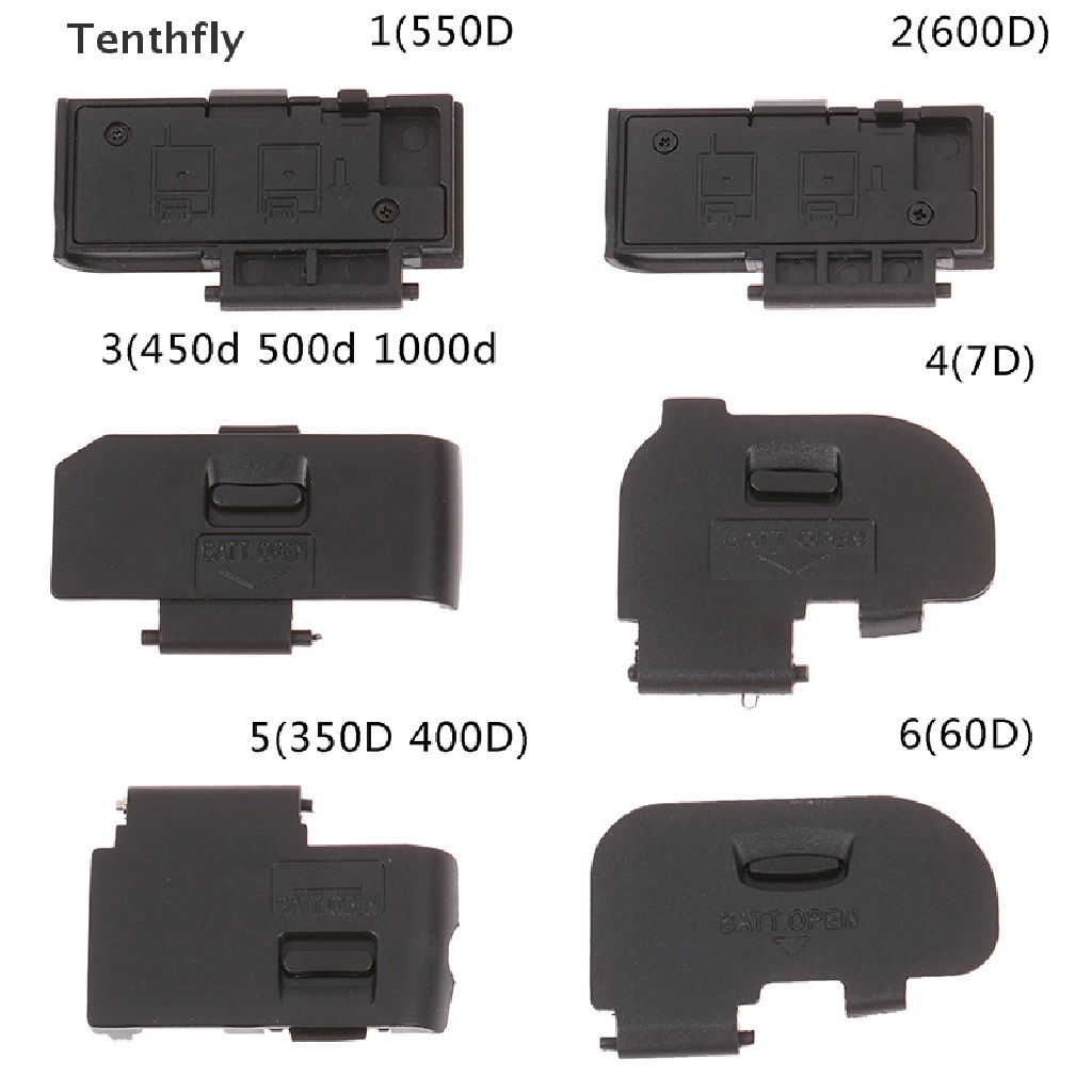 Nắp Đậy Pin Cho Canon 60D 550D 350D 7D 600D 450d 500d 1000d Mới