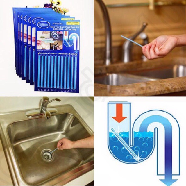 Combo 5 vỉ thông tắc cống