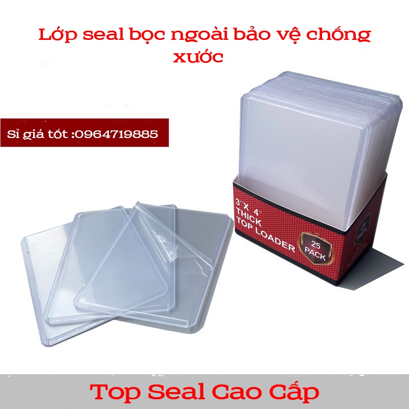 [BẢN NÂNG CẤP]Toploader đựng card nhét ảnh kích thước A7 7.6x10.1cm đựng card Anime, Kpop BM46