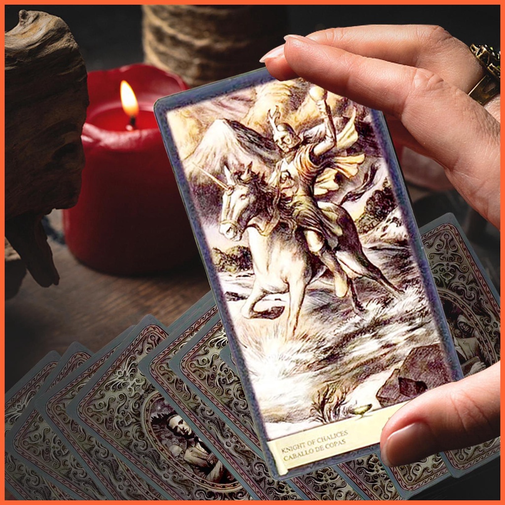Bộ 78 Thẻ Bài TAROT DARK GRIMOIRE Oracle Phiên Bản Tiếng Anh